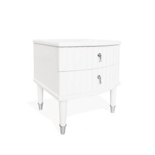 Montclair Nightstand Silver